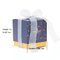 실크와 128gsm 내지 350gsm 흰 장미 모양의 리본 케이크 상자 신부 축하연 선물 상자