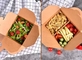 750 밀리람베르트 내지 2000 밀리람베르트 미생물에 의해 분해된 샌드위치 상자 Eco 우호적 일회용 음식 용기