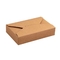 크래프트 용지함 매트 엷은 조각 모양 식품 등급 갈색 종이 가방을 패키징하는 250gsm 식품 차